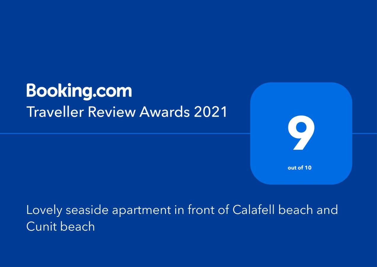 סגור דה לה קלאפל Lovely Seaside Apartment In Front Of Calafell Beach And Cunit Beach מראה חיצוני תמונה
